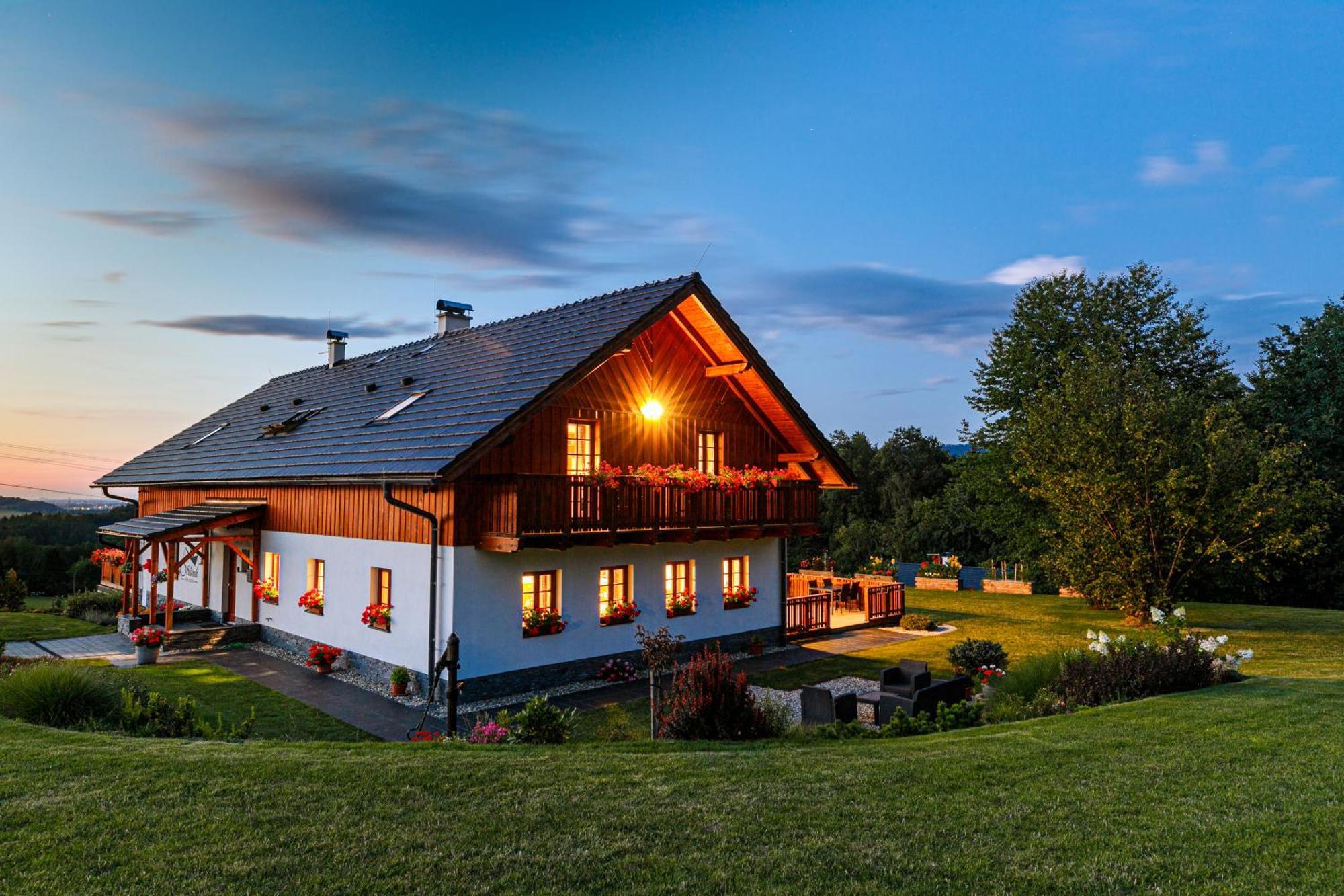 Penzion Stříbrník Krásná Exteriér fotografie